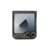Guess 4G Metal Logo PU Samsung Galaxy Z Flip 6 / Flip 7 FE hátlap tok, barna