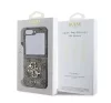 Guess 4G Metal Logo PU Samsung Galaxy Z Flip 6 / Flip 7 FE hátlap tok, barna