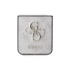 Guess 4G Metal Logo PU Samsung Galaxy Z Flip 6 / Flip 7 FE hátlap tok, rózsaszín