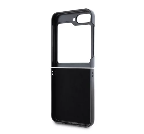 Guess 4G Metal Logo PU Samsung Galaxy Z Flip 6 / Flip 7 FE hátlap tok, rózsaszín