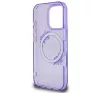 Guess IML Flowers Wreath iPhone 16 Pro MagSafe kemény hátlap tok, lila GUHMP16LHFWFCU