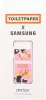 Samsung Galaxy Flip4 Toiletpaper rúzs mintás gyári tok, rózsaszín (GP-FPF721HICPY)