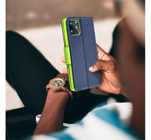 Fancy Samsung Galaxy S24 FE flip tok, kék/zöld