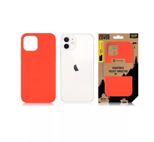 Tactical MagForce Velvet Smoothie Apple iPhone 12/12 Pro MagSafe tok, Chili, piros