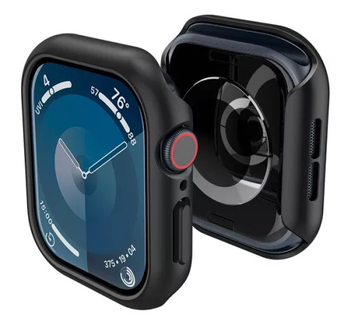 Spigen Thin Fit Apple Watch 11 / Watch 10 46mm tok, Black, fekete