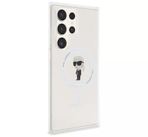 Karl Lagerfeld IML Ikonik S24 Ultra MagSafe tok, átlátszó KLHMS24LHFCKNOT