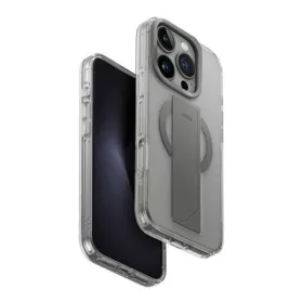   Uniq Heldro Max iPhone 16 Pro Max MagSafe tok kitámasztóval,  átlátszó