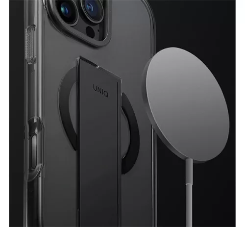 Uniq Heldro Max iPhone 16 Pro Max MagSafe tok kitámasztóval,  arany