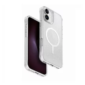   Uniq Lifepro Extreme Apple iPhone 16 Plus csillámos szilikon tok, átlátszó