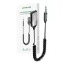 Ugreen Bluetooth 5.3 audio vevő USB-A kábel, audio adapter, AUX, jack csatlakozóval, fekete