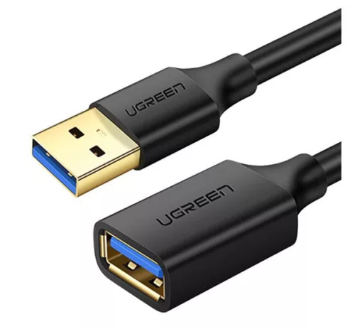 Ugreen USB-A 3.0 hosszabbító kábel 3m, fekete