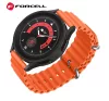 Forcell F-Design FS01 Samsung Galaxy Watch 22mm szíj, narancssárga