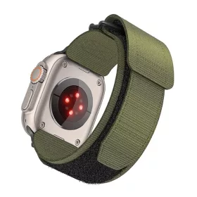   Forcell F-Design FA05 Apple Watch 42/44/45/49mm nylon szíj, zöld