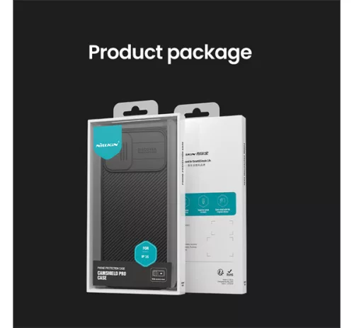 Nillkin CamShield Pro Apple iPhone 16 műanyag hátlap tok, fekete