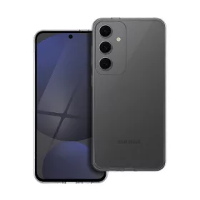  Clear 2mm Samsung S24 FE csillámos szilikon tok, átlátszó