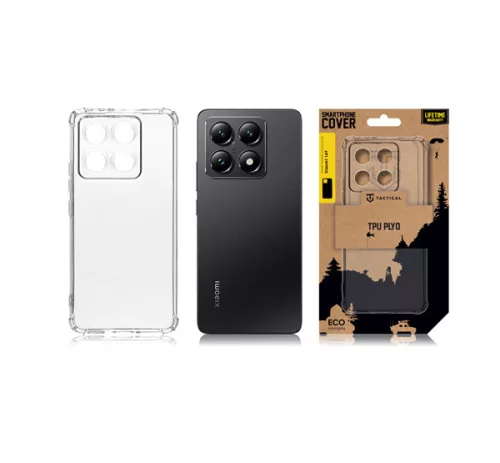 Tactical TPU Plyo Xiaomi 14T hátlap tok, átlátszó