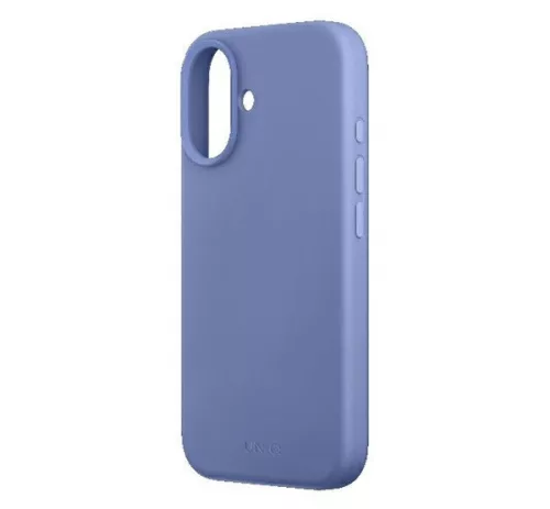 Uniq Lino Hue Apple iPhone 16 Magsafe Szilikon tok, kék