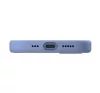 Uniq Lino Hue Apple iPhone 16 Magsafe Szilikon tok, kék