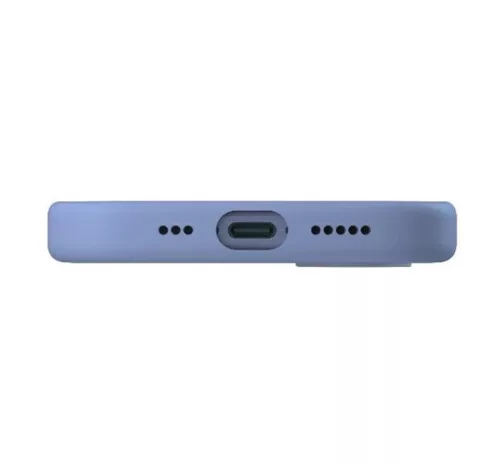 Uniq Lino Hue Apple iPhone 16 Magsafe Szilikon tok, kék