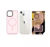 Tactical MagForce Hyperstealth iPhone 15 hátlap tok, áttetsző/rózsaszín
