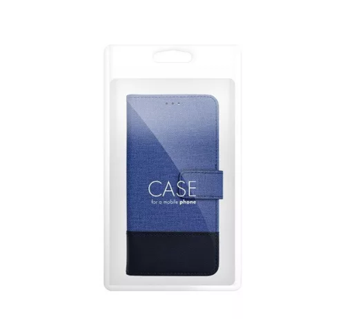 Gomma iPhone 16 Pro Max flip/oldalra nyíló tok kártyatartó résszel, kék