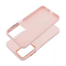   Frame Samsung A16 5G közepesen ütésálló tok kameravédő kerettel, rózsaszín