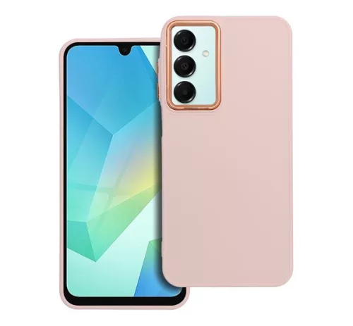 Frame Samsung A16 5G közepesen ütésálló tok kameravédő kerettel, rózsaszín