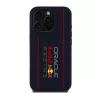 Red Bull Vertical Logo iPhone 16 Pro szilikon MagSafe tok, tengerészkék