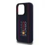 Red Bull Vertical Logo iPhone 16 Pro szilikon MagSafe tok, tengerészkék