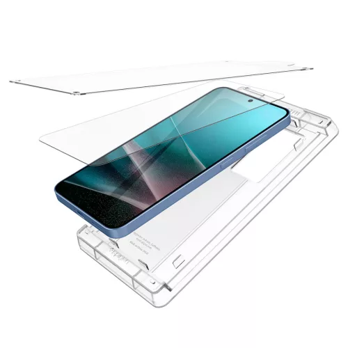 Spigen EliteShield EZ Fit HD Samsung Galaxy S25 Ultra kijelzővédő fólia felhelyező kerettel (1db)