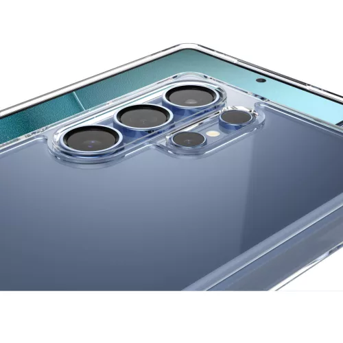 Spigen Ultra Hybrid Samsung Galaxy S25 Ultra tok, Crystal Clear, átlátszó