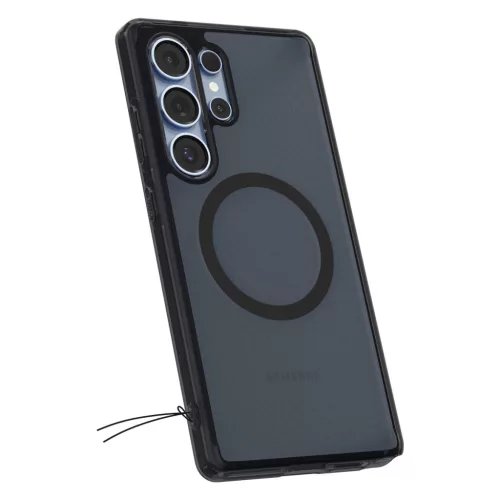 Spigen Ultra Hybrid MagFit Samsung Galaxy S25 Ultra tok, Frost Black, fekete