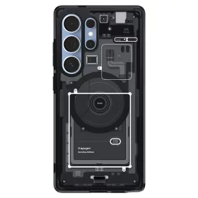   Spigen Ultra Hybrid MagFit Samsung Galaxy S25 Ultra tok, Zero One, fekete