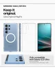 Spigen Ultra Hybrid MagFit Samsung Galaxy S25 Ultra tok, átlátszó-fehér
