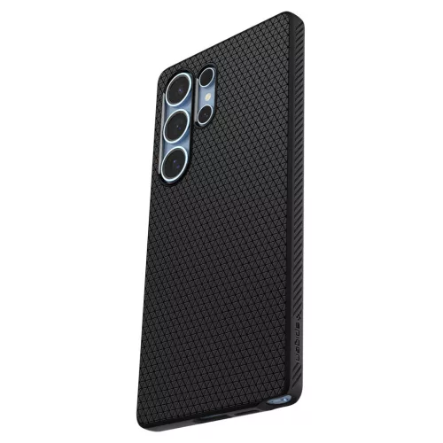Spigen Liquid Air Samsung Galaxy S25 Ultra tok, Matte Black, fekete