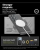 Spigen Rugged Armor MagFit Samsung Galaxy S25 Ultra tok, Marble, szürke