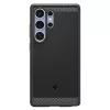 Spigen Rugged Armor MagFit Samsung Galaxy S25 Ultra tok, Matte Black, fekete