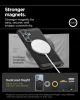 Spigen Rugged Armor MagFit Samsung Galaxy S25 Ultra tok, Matte Black, fekete
