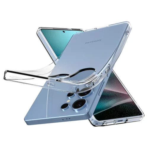Spigen Liquid Crystal Samsung Galaxy S25 Ultra tok, Crystal Clear, átlátszó