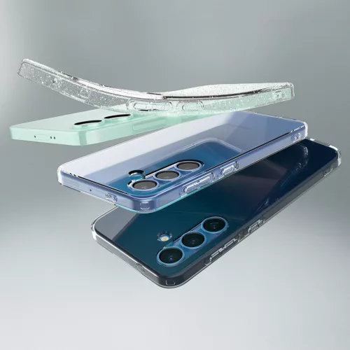 Spigen Liquid Crystal Samsung Galaxy S25+ tok, Crystal Clear, átlátszó