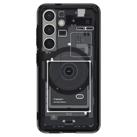   Spigen Ultra Hybrid MagFit Samsung Galaxy S25 tok, Zero One, fekete