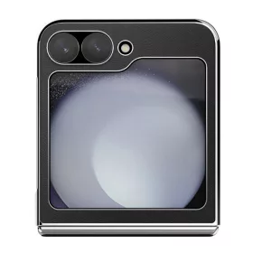   Nillkin CamShield Flip Samsung Galaxy Z Flip 6 / Flip 7 FE vegán bőr tok, fekete