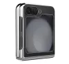 Nillkin CamShield Flip Samsung Galaxy Z Flip 6 / Flip 7 FE vegán bőr tok, fekete