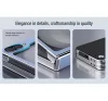 Nillkin CamShield Flip Samsung Galaxy Z Flip 6 / Flip 7 FE vegán bőr tok, fekete