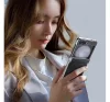 Nillkin CamShield Flip Samsung Galaxy Z Flip 6 / Flip 7 FE vegán bőr tok, fekete