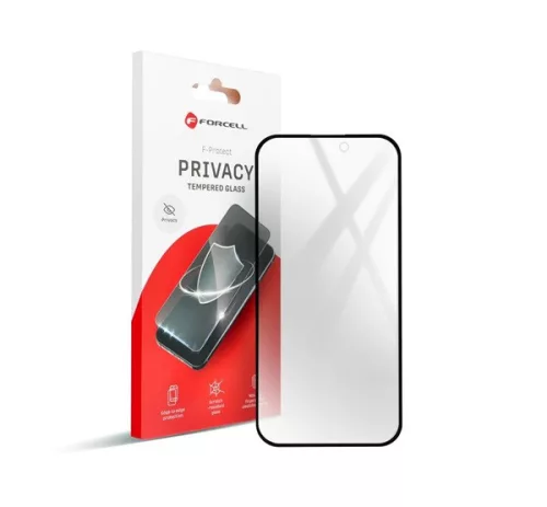 Forcell Privacy Iphone 7/8/SE 2020/SE 2022 betekintésgátló kijelzővédő üvegfólia, fekete