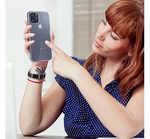 0,5mm Ultra Slim Samsung Galaxy S25+ szilikon hátlap tok, átlátszó