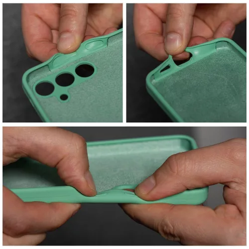2mm Samsung Galaxy S25 Ultra szilikon tok, menta