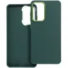 Frame Samsung Galaxy S25+ közepesen ütésálló tok kameravédő kerettel, zöld