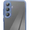 Glam Samsung Galaxy S25 szilikon tok kameravédő-lencsével, kék